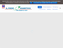 Tablet Screenshot of ilpiedediabetico.it